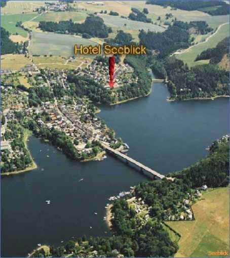 Hotel Seeblick Saalburg Exterior foto